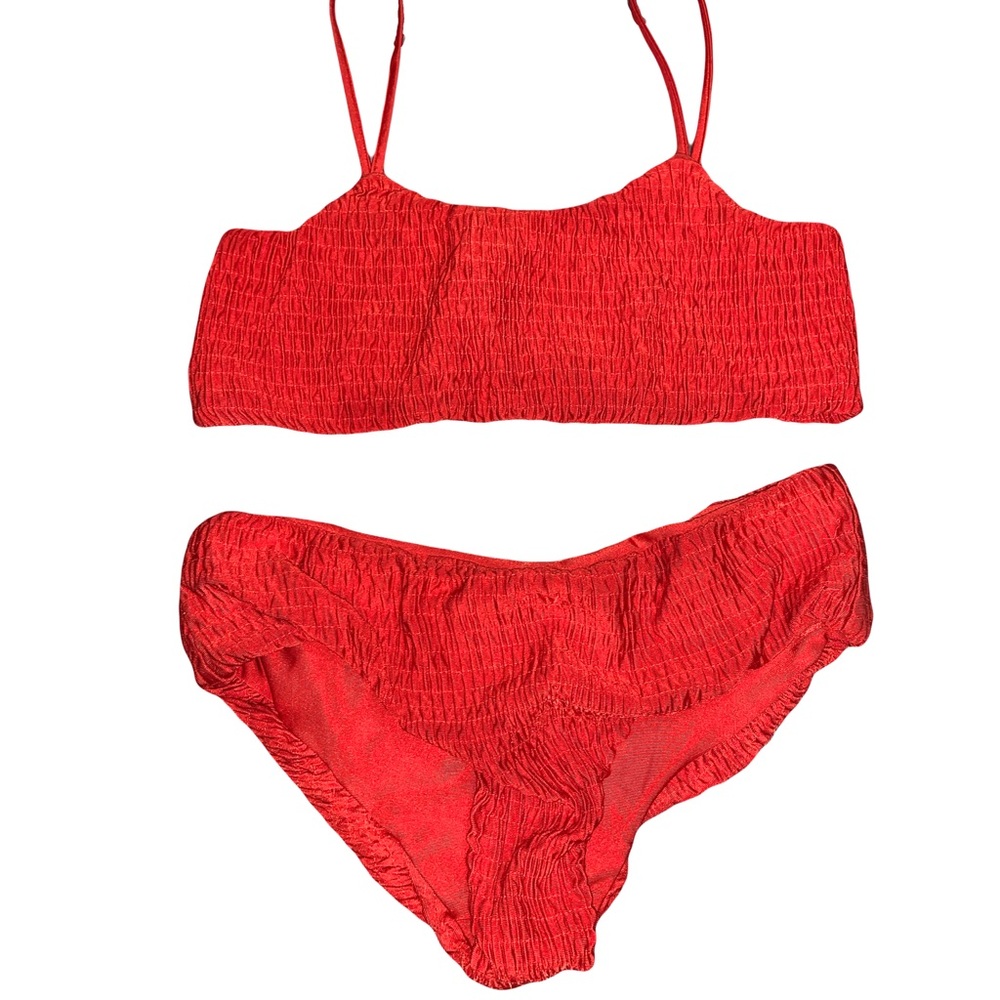 Red Women's Swimwear Set